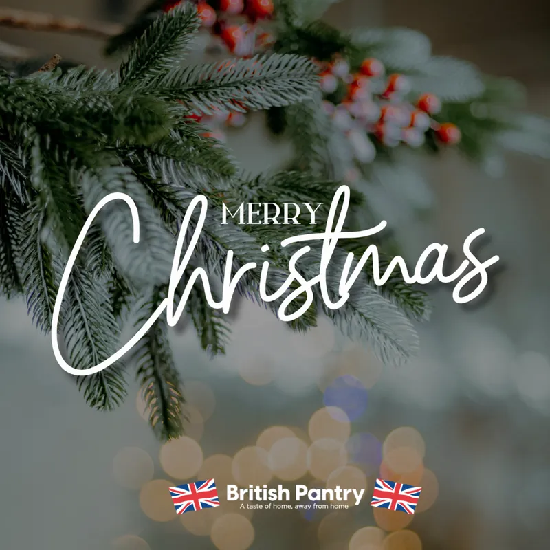 British Pantry Christmas social graphic