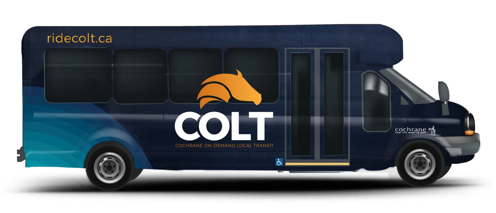 COLT bus wrap design