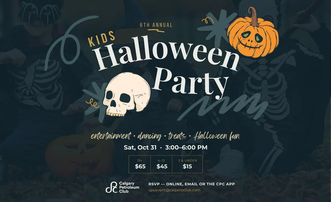 Kids Halloween Party event ad