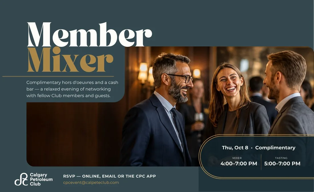 Member Mixer event ad