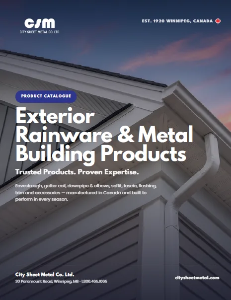 City Sheet Metal product catalogue cover